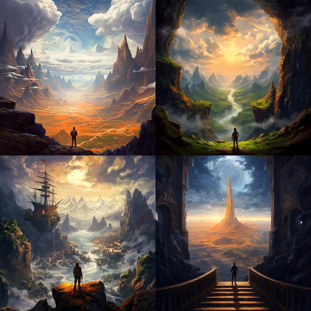 Epic view style, Midjourney V5.1, render 1 of 4