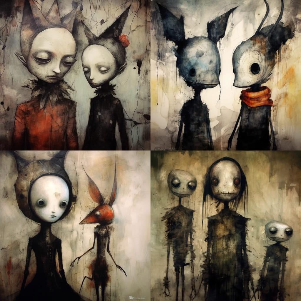 Eric Lacombe style, Midjourney V5.1, render 1 of 4