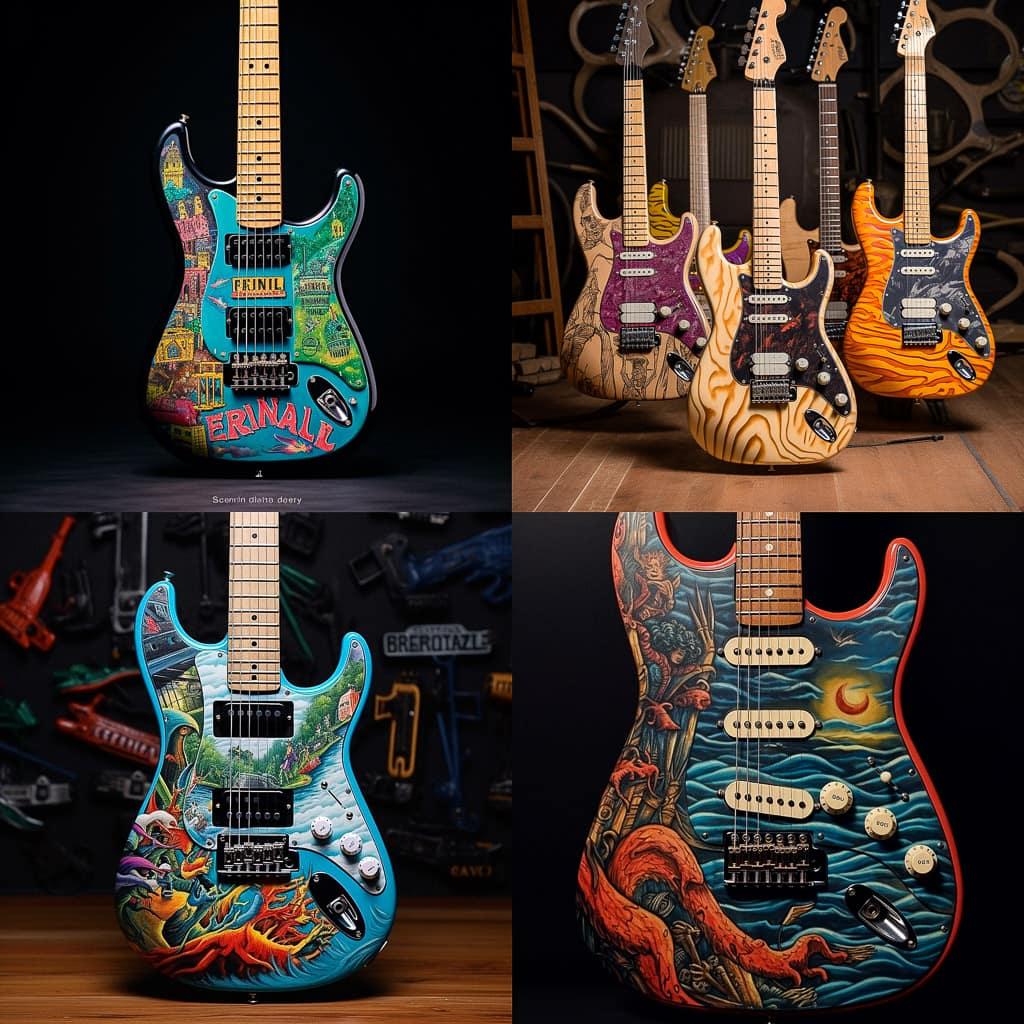 Ernie Ball style, Midjourney V5.1, render 1 of 4