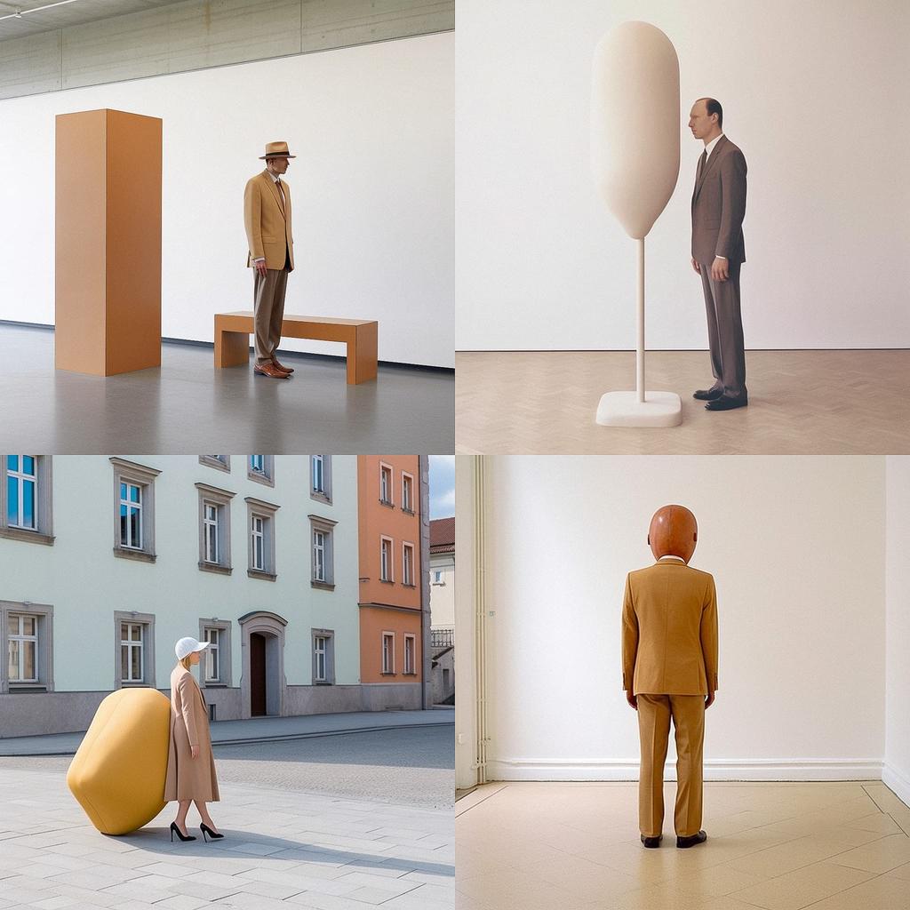Erwin Wurm style, Midjourney V5.1, render 1 of 4