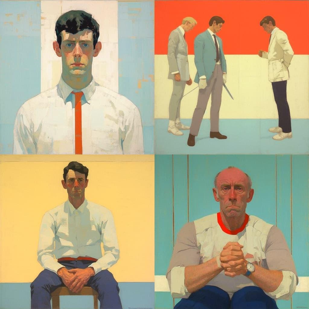 Euan Uglow style, Midjourney V5.1, render 1 of 4