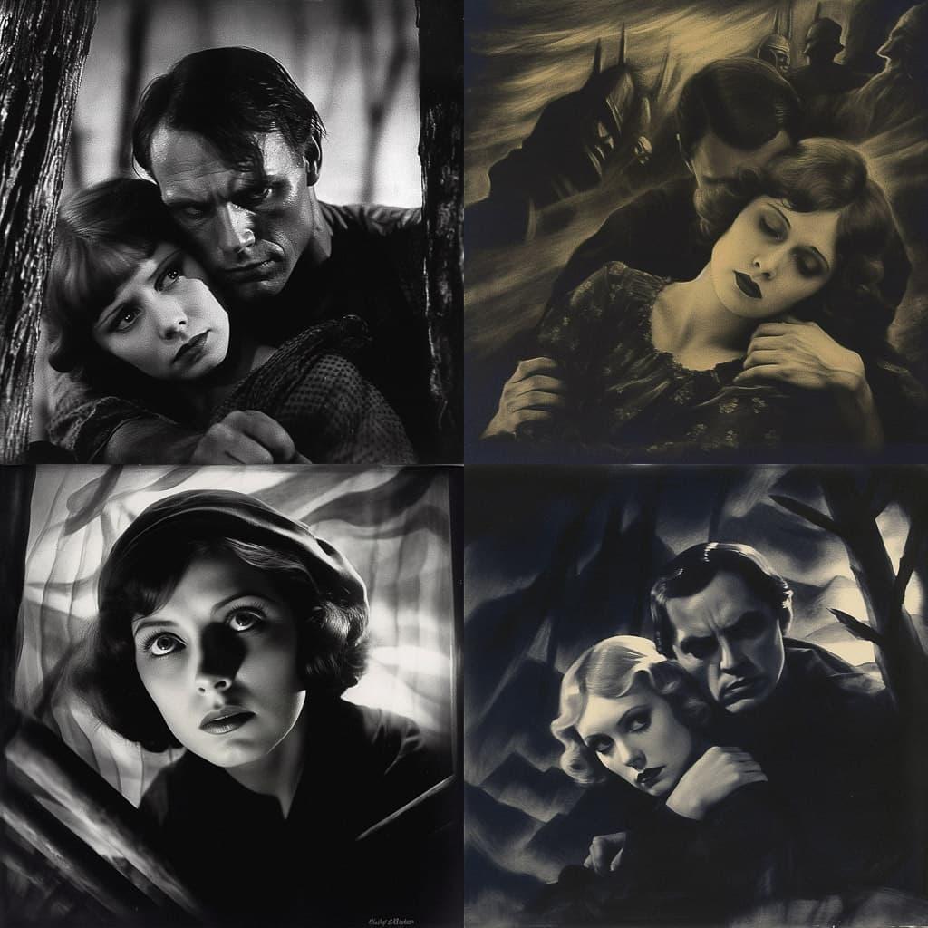 F.W. Murnau style, Midjourney V5.1, render 1 of 4
