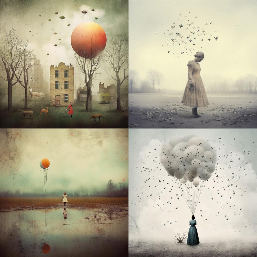 Fabienne Rivory style, Midjourney V5.1, render 1 of 4
