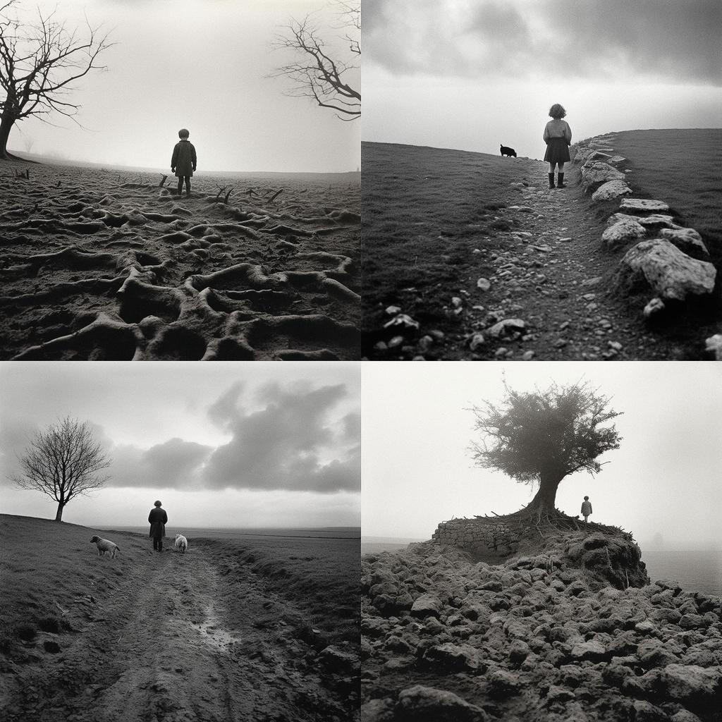 Fay Godwin style, Midjourney V5.1, render 1 of 4