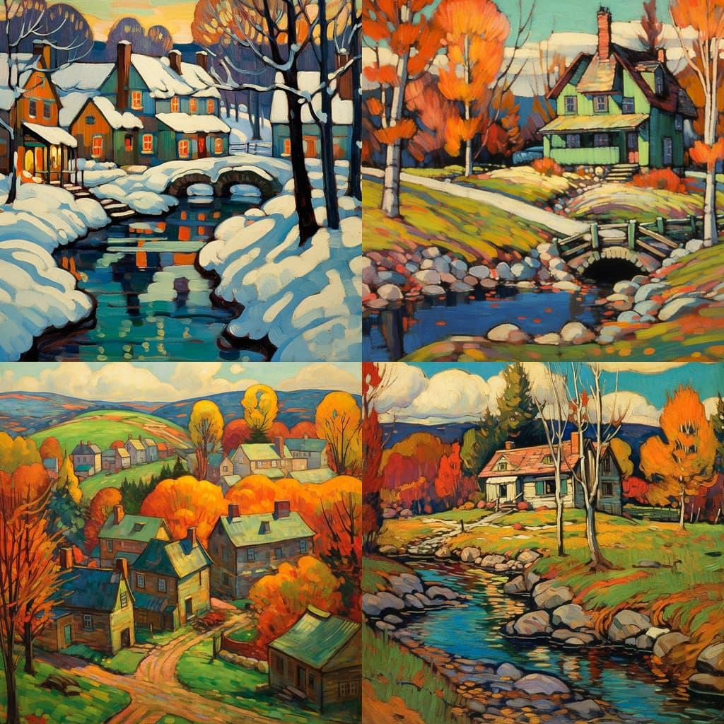 Fern Isabel Coppedge style, Midjourney V5.1, render 1 of 4