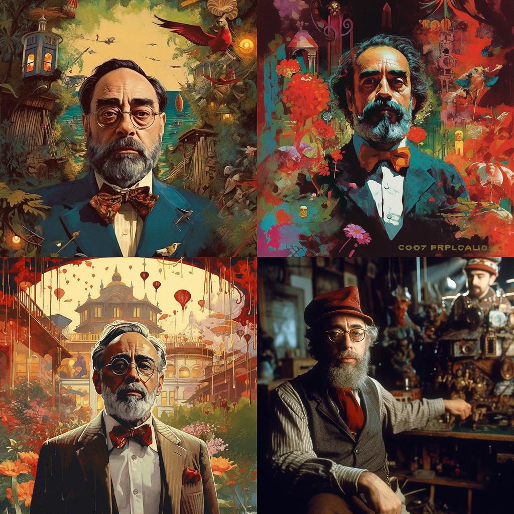 Francis Ford Coppola style, Midjourney V5.1, render 1 of 4