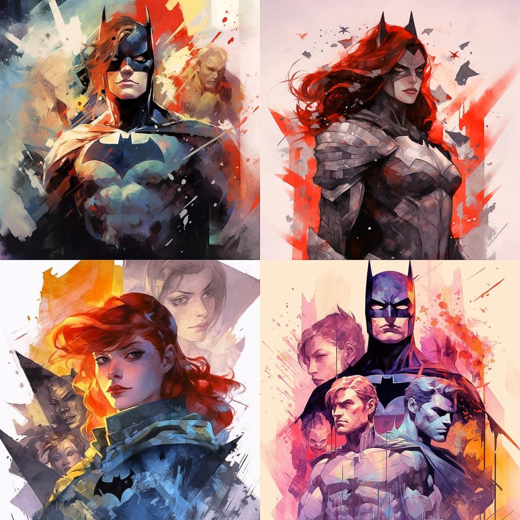 Francis Manapul style, Midjourney V5.1, render 1 of 4