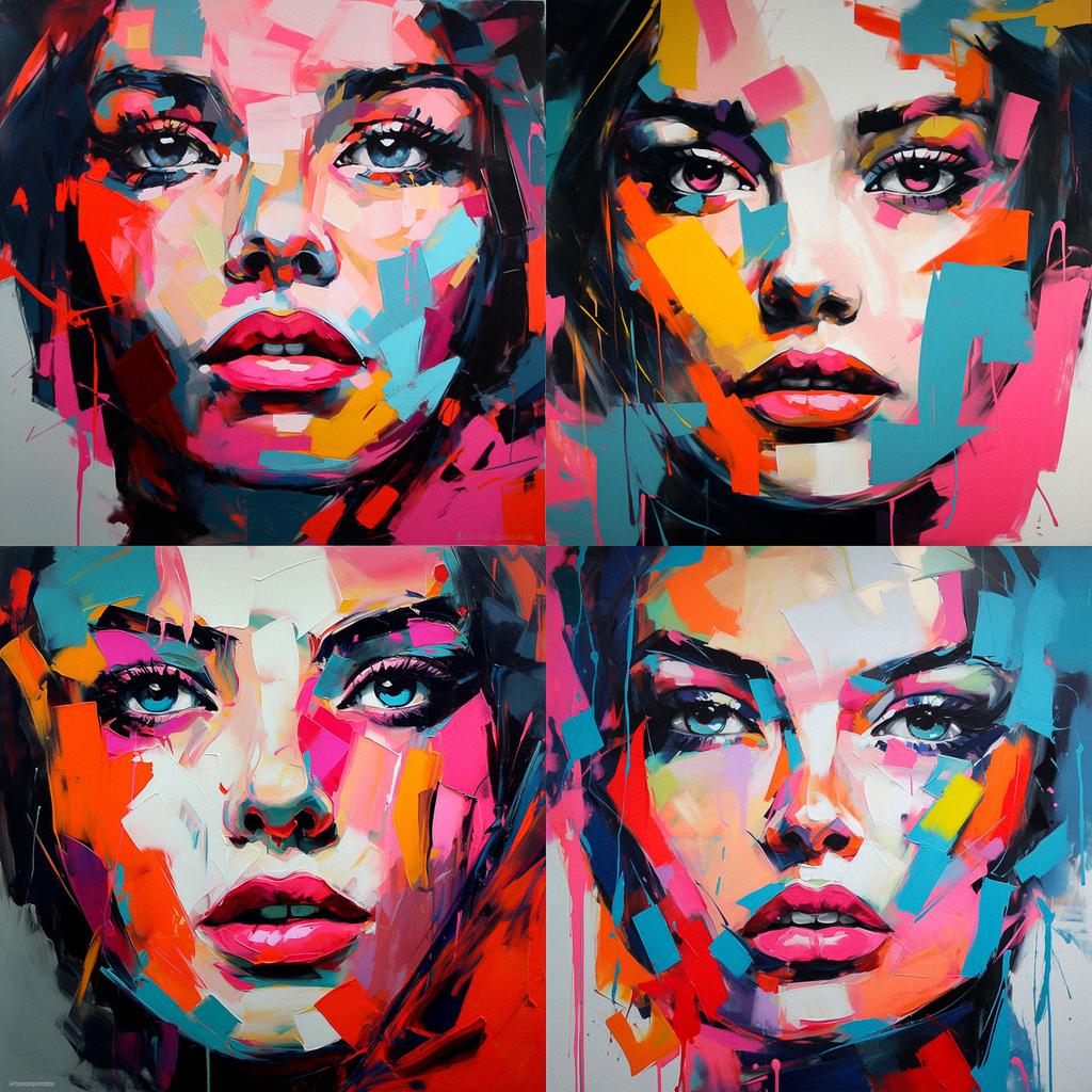 Francoise Nielly style, Midjourney V5.1, render 1 of 4