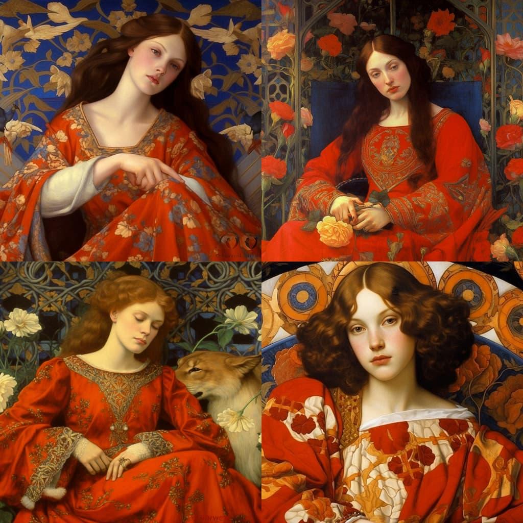 Frank Cadogan Cowper style, Midjourney V5.1, render 1 of 4