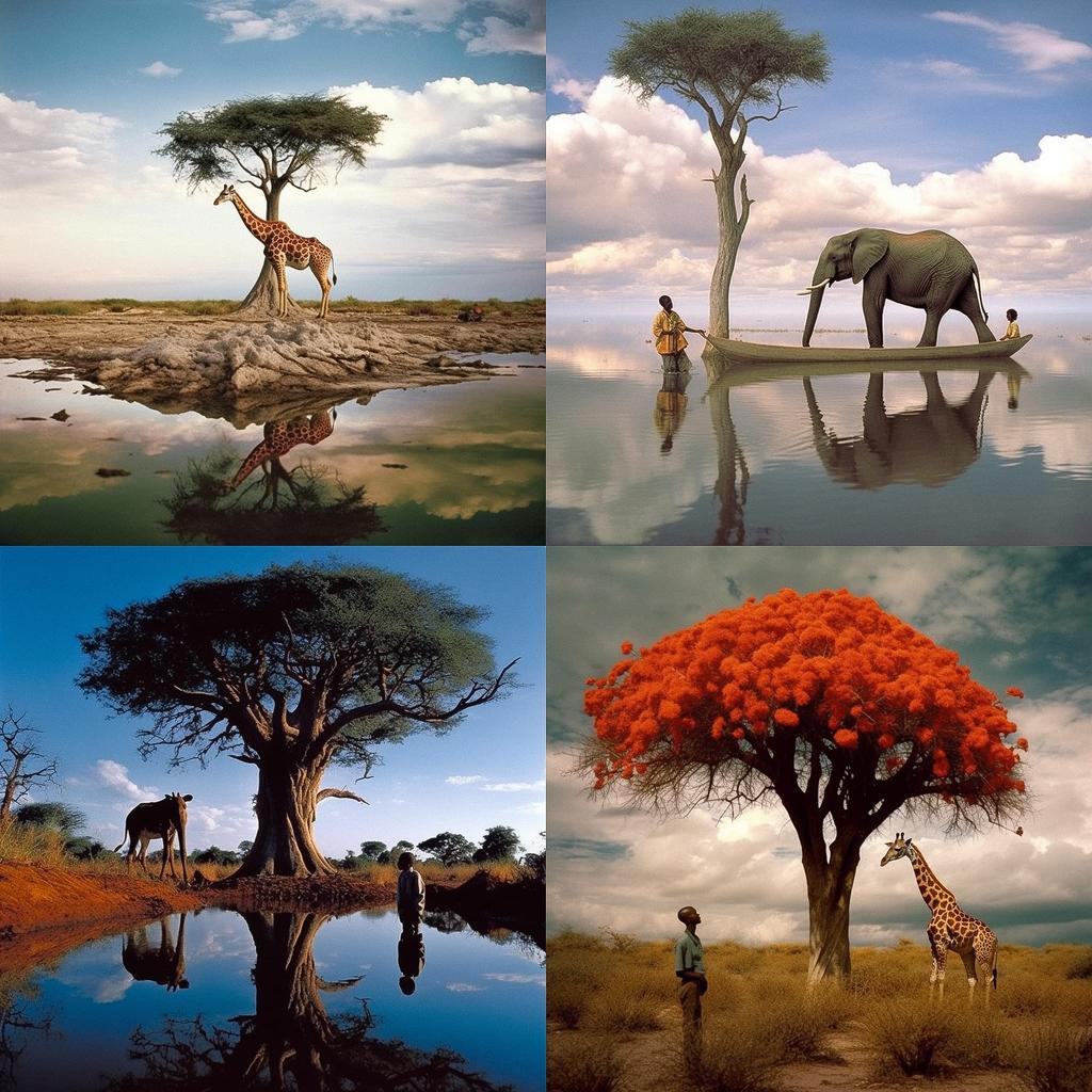 Frans Lanting style, Midjourney V5.1, render 1 of 4
