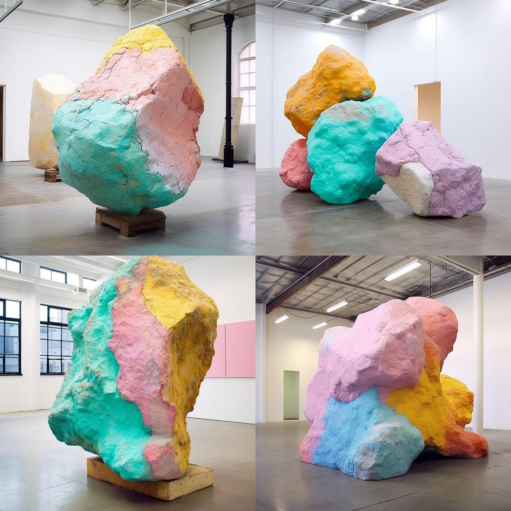 Franz West style, Midjourney V5.1, render 1 of 4