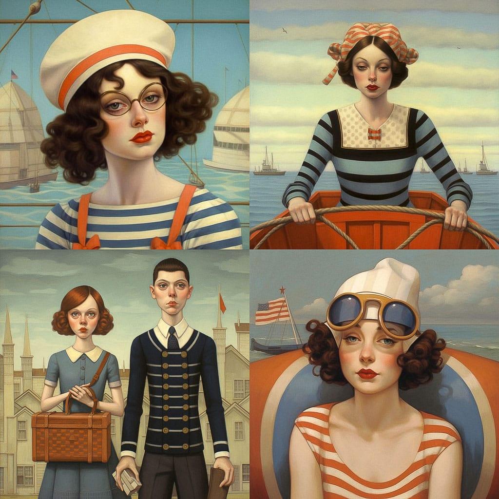 Fred Calleri style, Midjourney V5.1, render 1 of 4