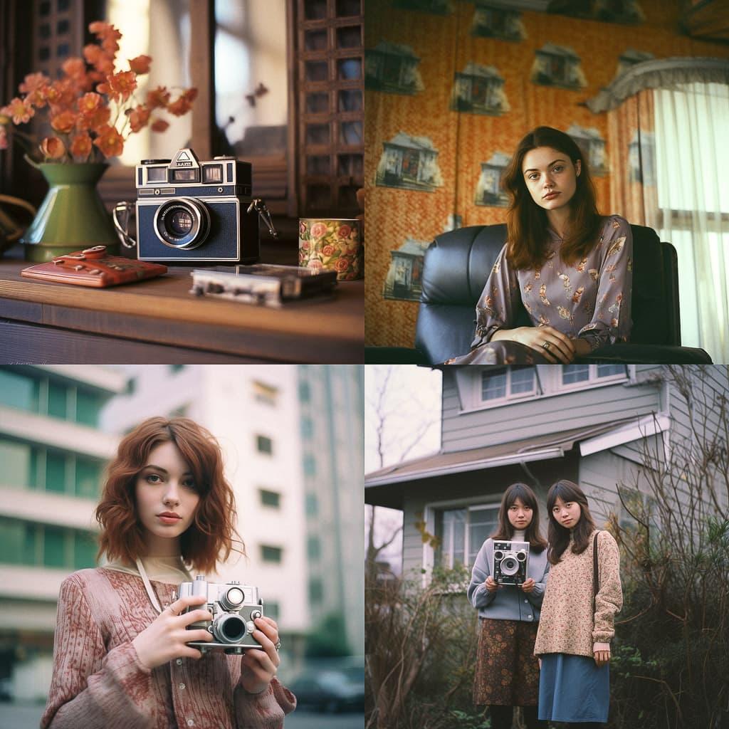 Fujicolor Pro 400H style, Midjourney V5.1, render 1 of 4