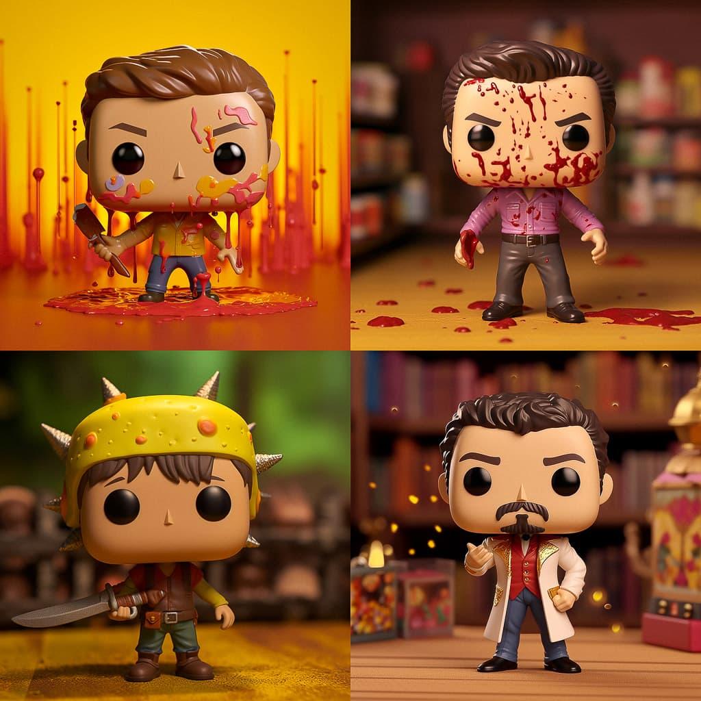 Funko Pop style, Midjourney V5.1, render 1 of 4