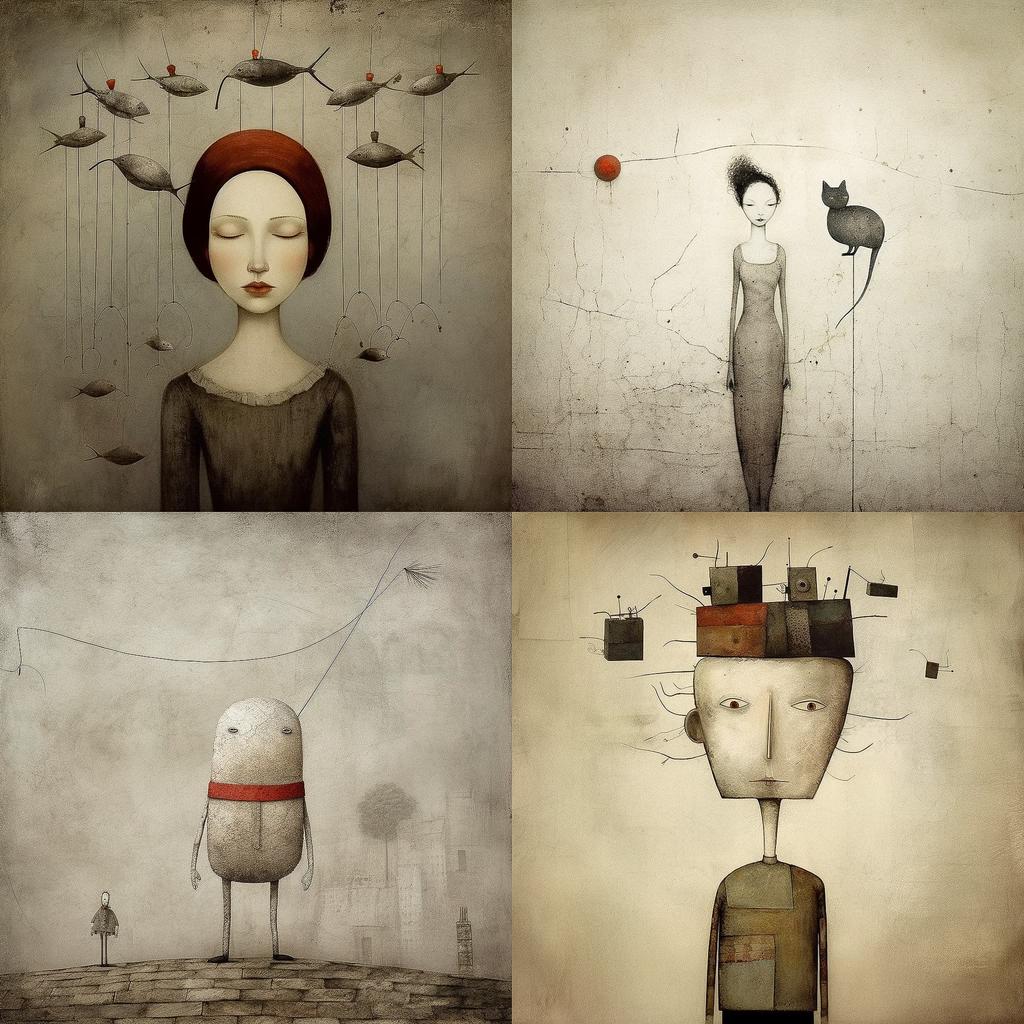 Gabriel Pacheco style, Midjourney V5.1, render 1 of 4