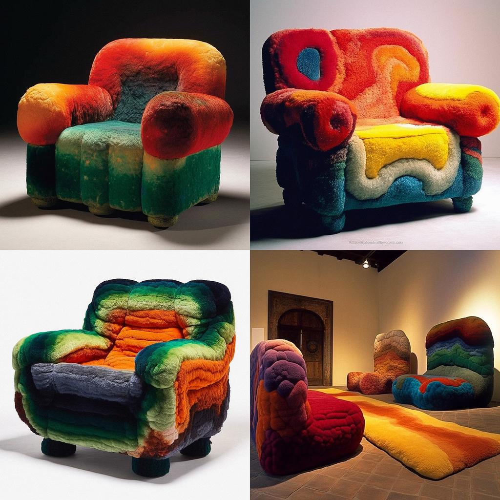 Gaetano Pesce style, Midjourney V5.1, render 1 of 4