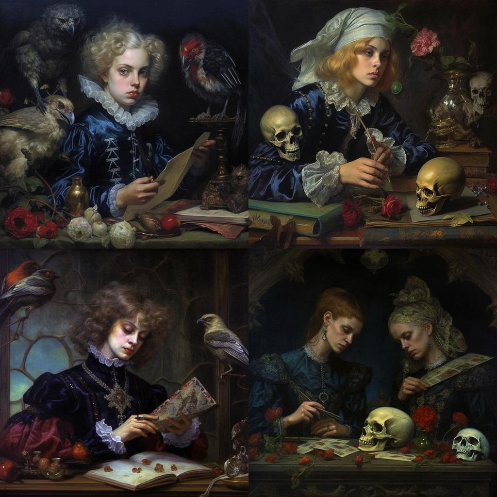 Gail Potocki style, Midjourney V5.1, render 1 of 4