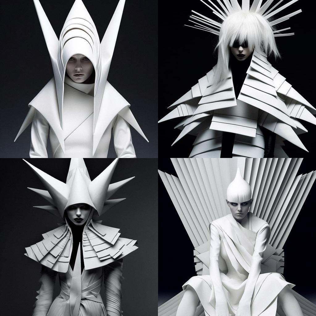 Gareth Pugh style, Midjourney V5.1, render 1 of 4