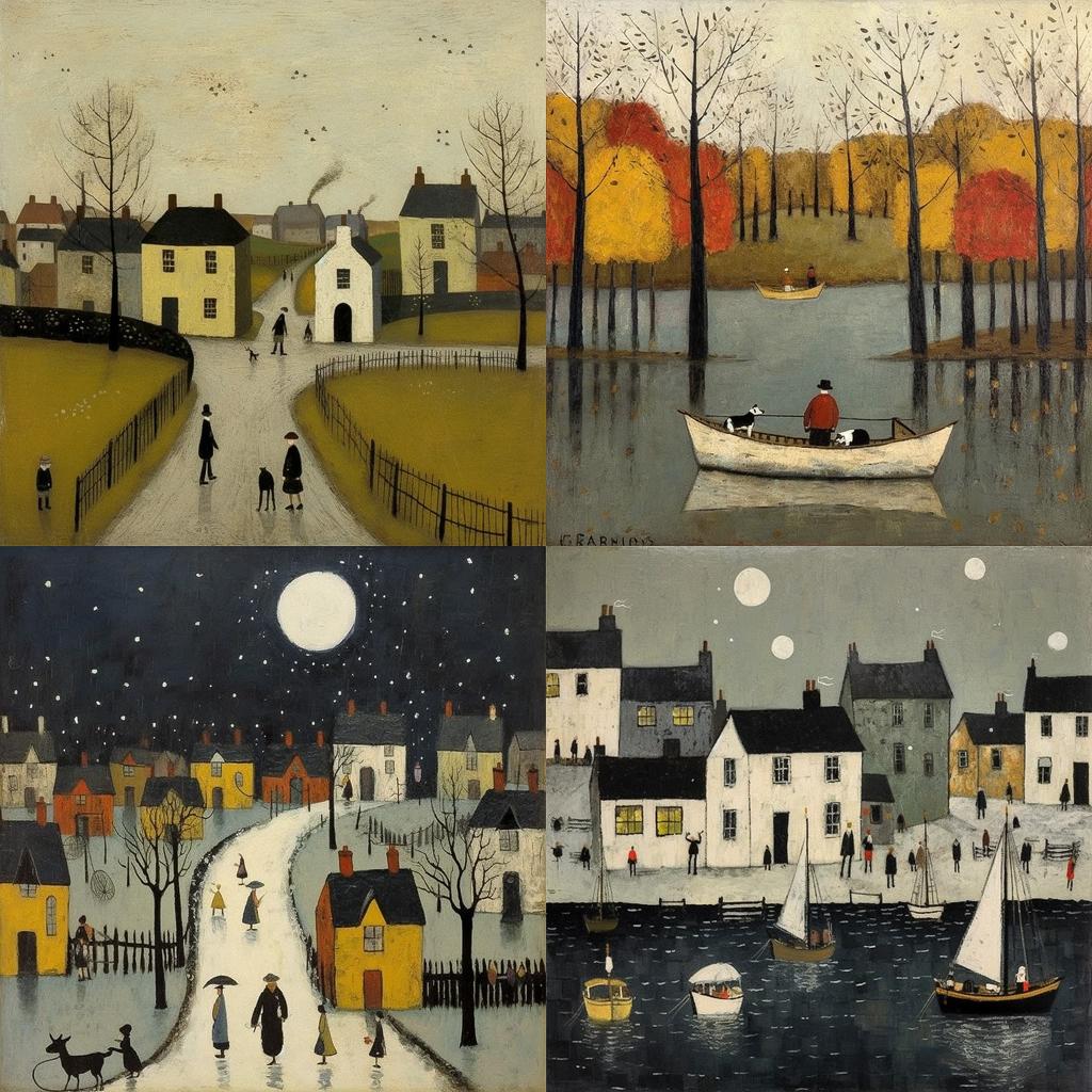 Gary Bunt style, Midjourney V5.1, render 1 of 4
