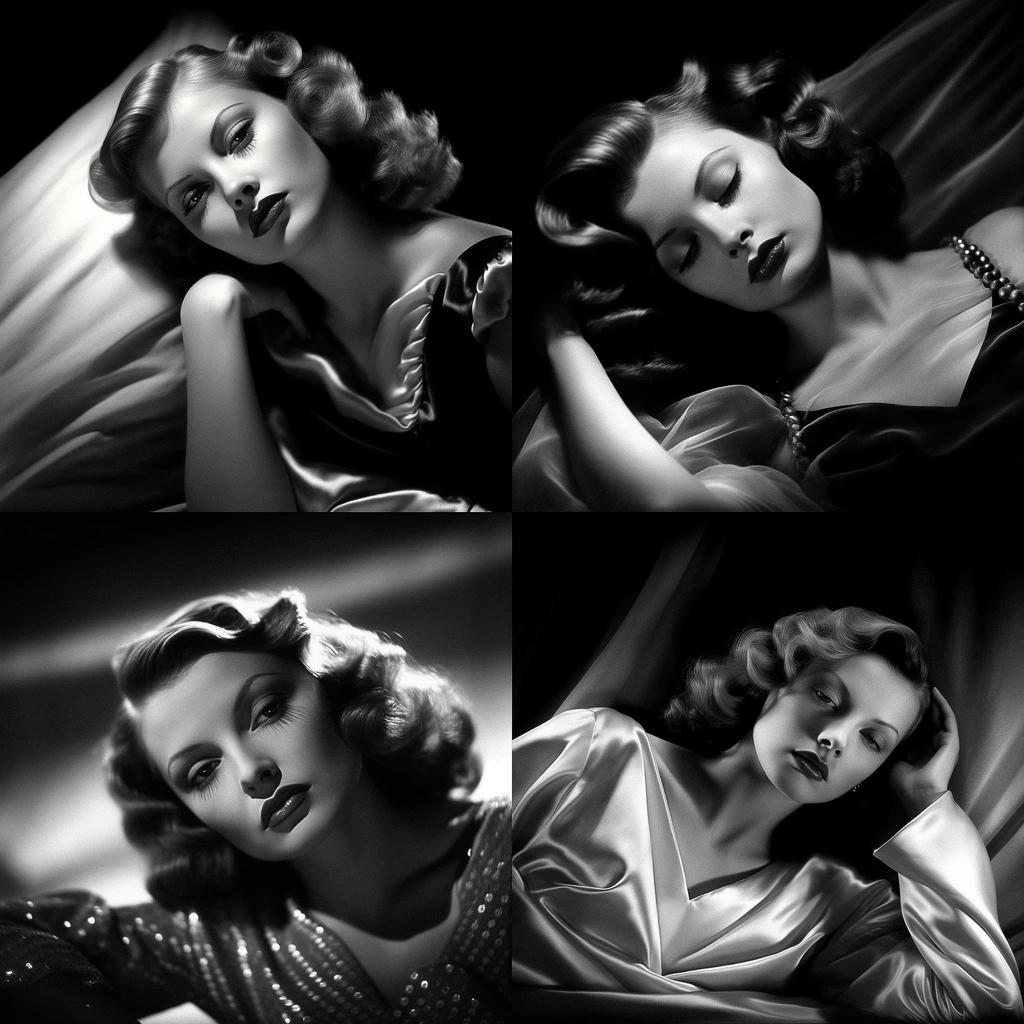 George Hurrell style, Midjourney V5.1, render 1 of 4