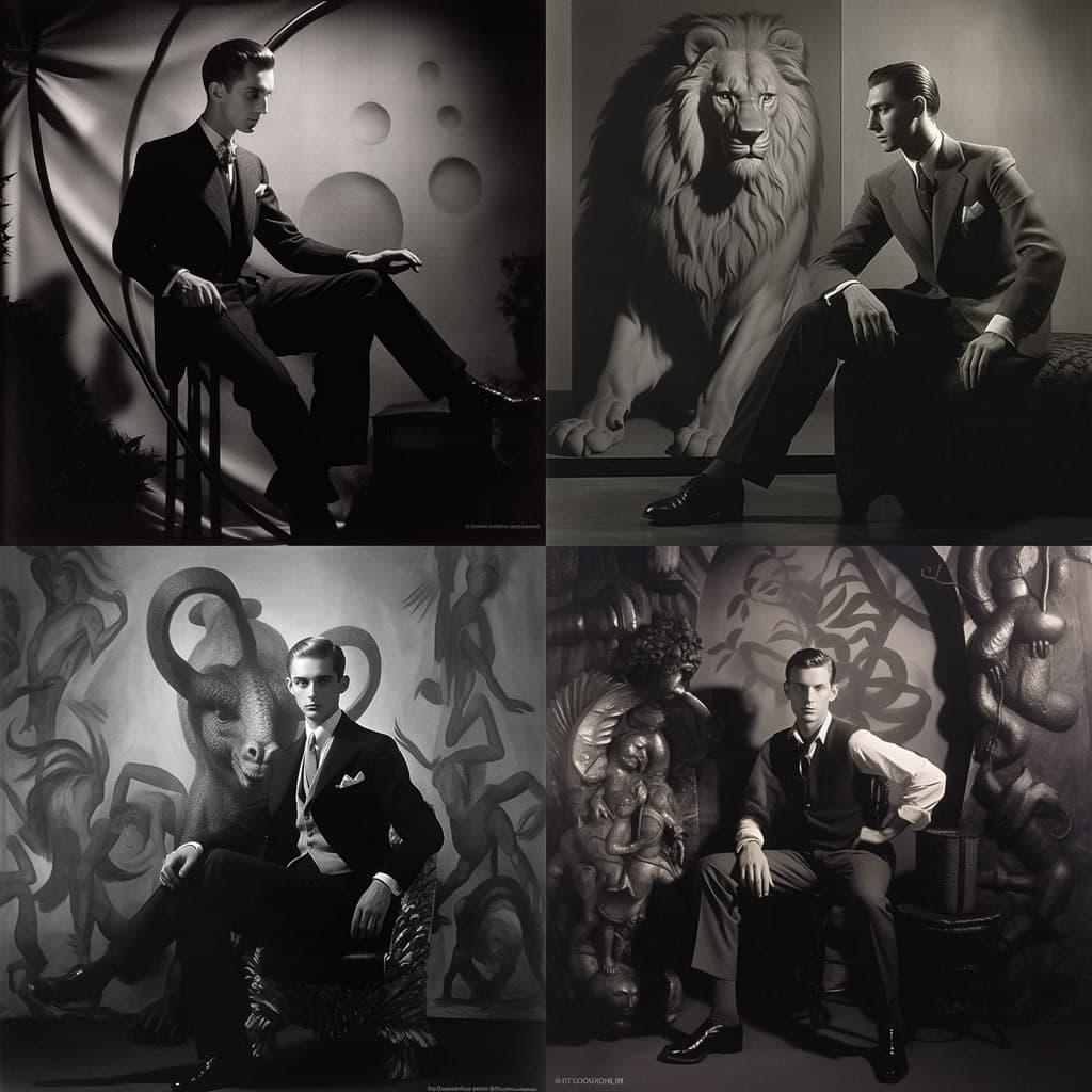 George Platt Lynes style, Midjourney V5.1, render 1 of 4