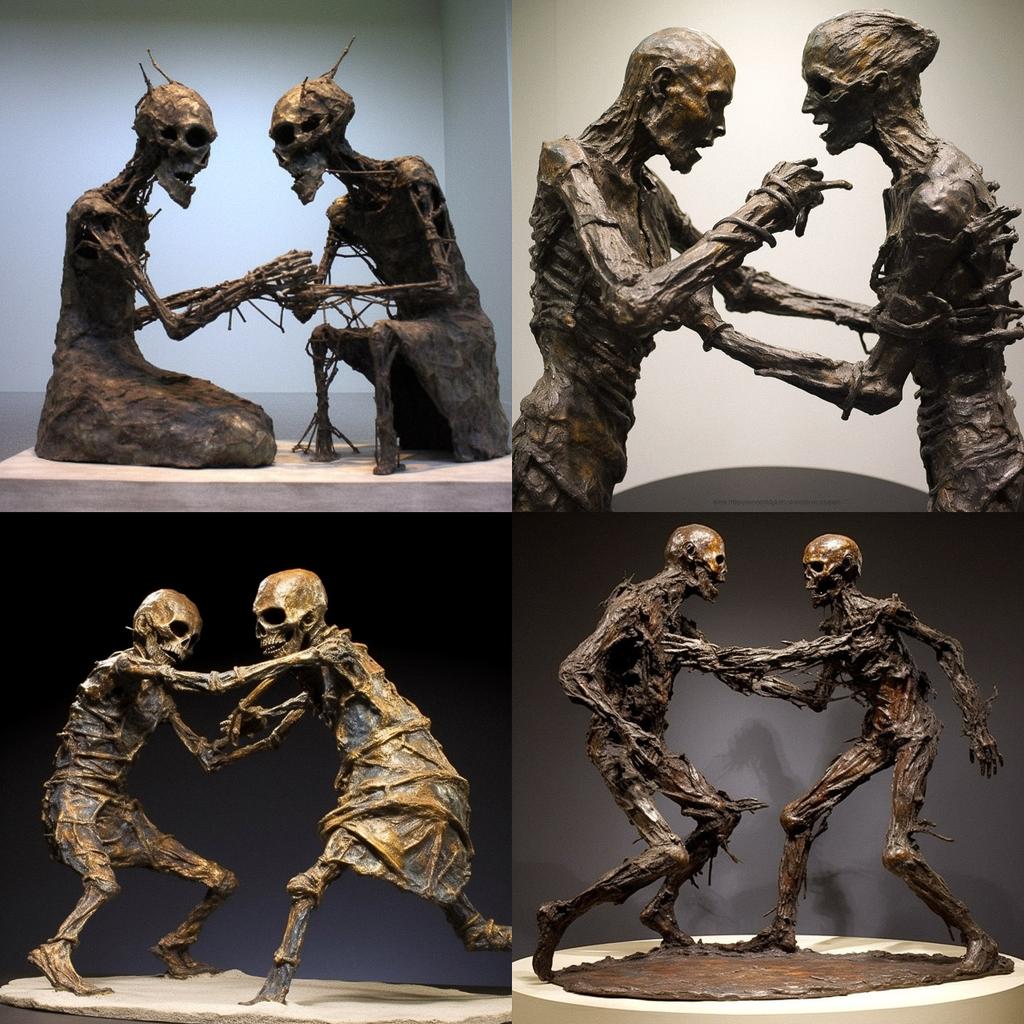 Germaine Richier style, Midjourney V5.1, render 1 of 4