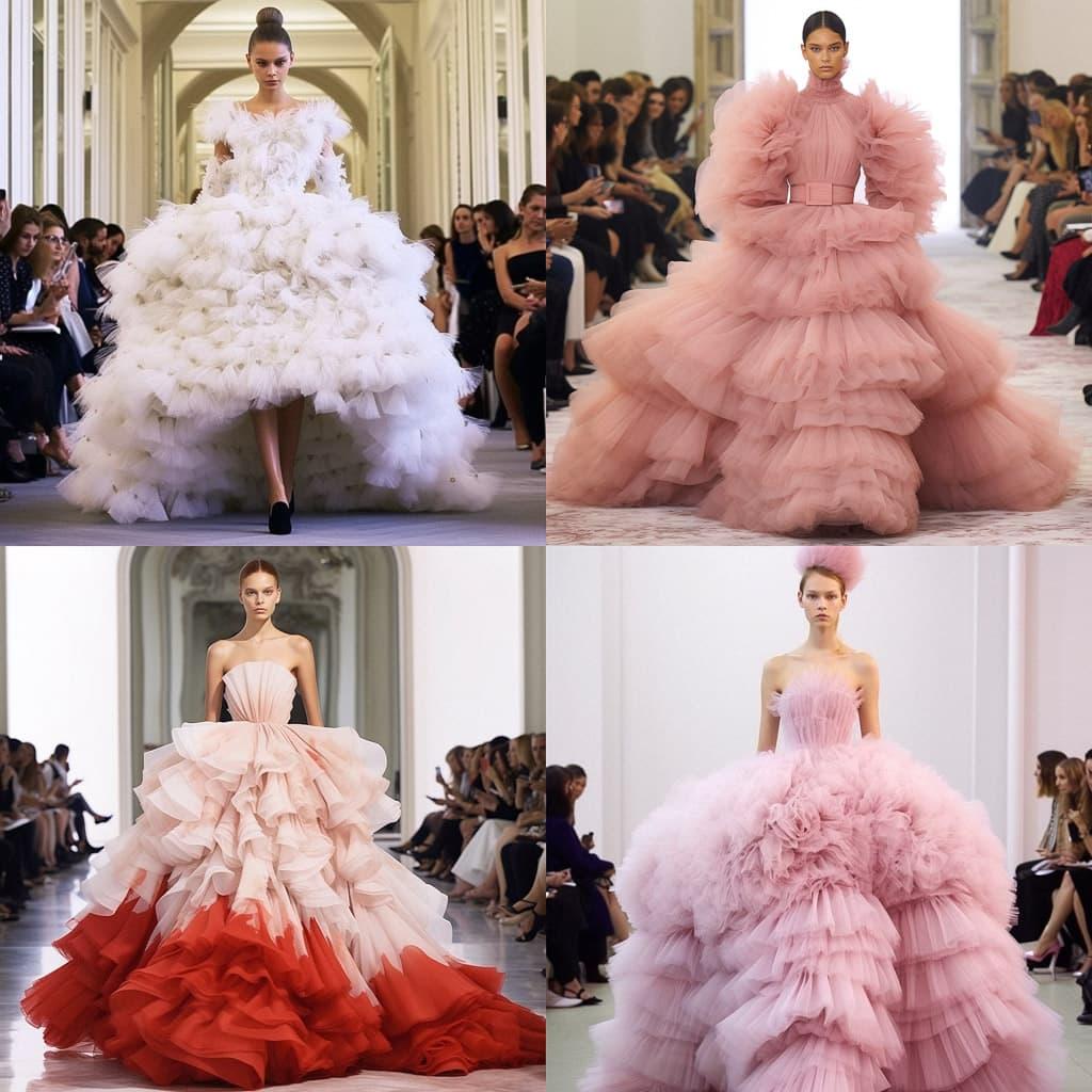 Giambattista Valli style, Midjourney V5.1, render 1 of 4