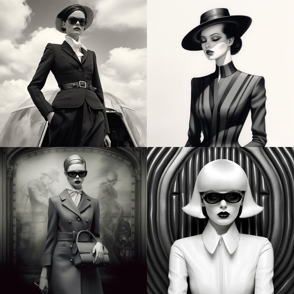 Gianfranco Ferre style, Midjourney V5.1, render 1 of 4
