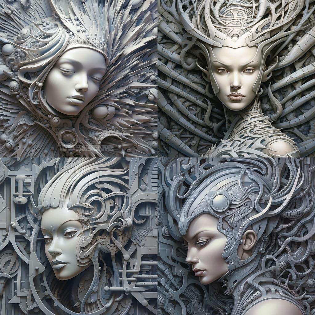 Gil Bruvel style, Midjourney V5.1, render 1 of 4