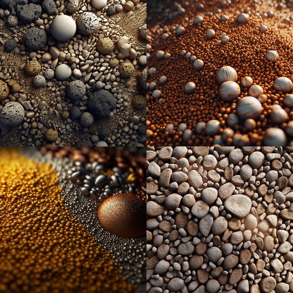 Granular texture style, Midjourney V5.1, render 1 of 4