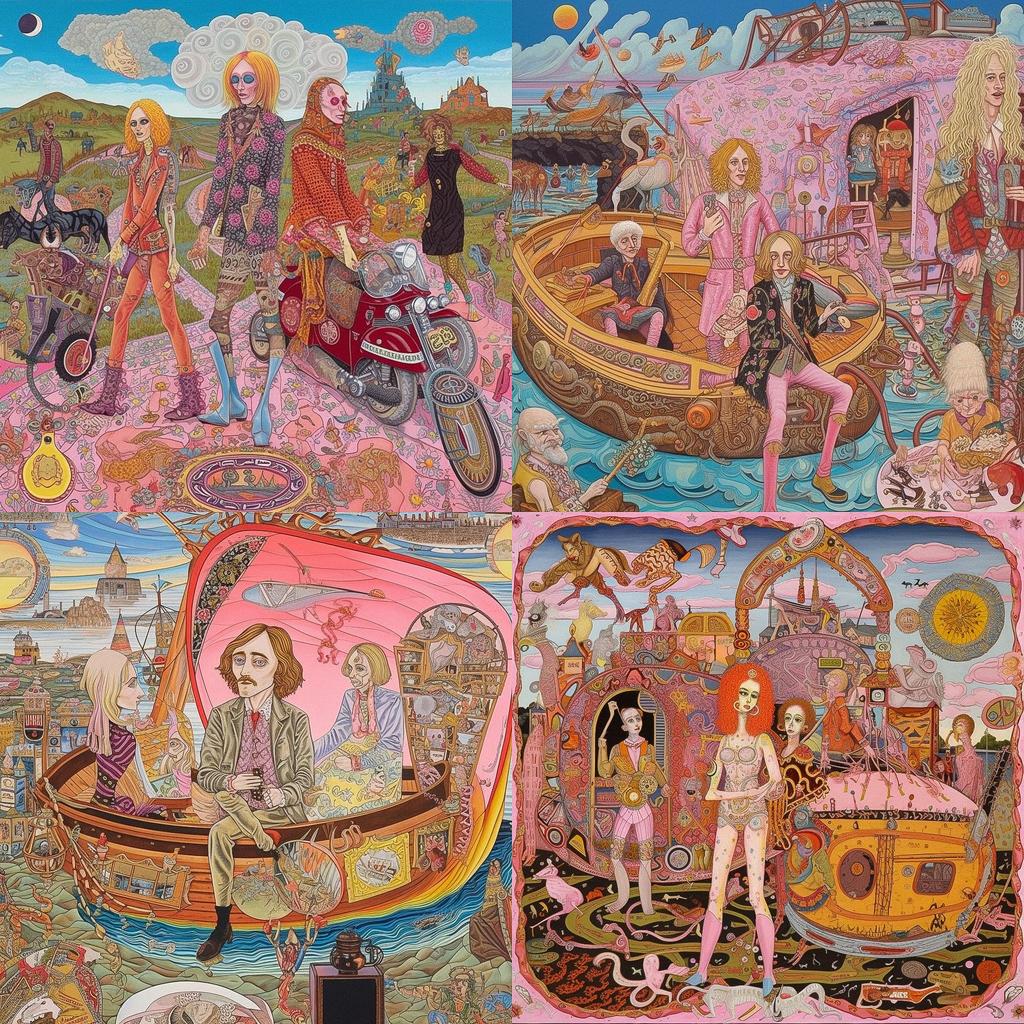 Grayson Perry style, Midjourney V5.1, render 1 of 4