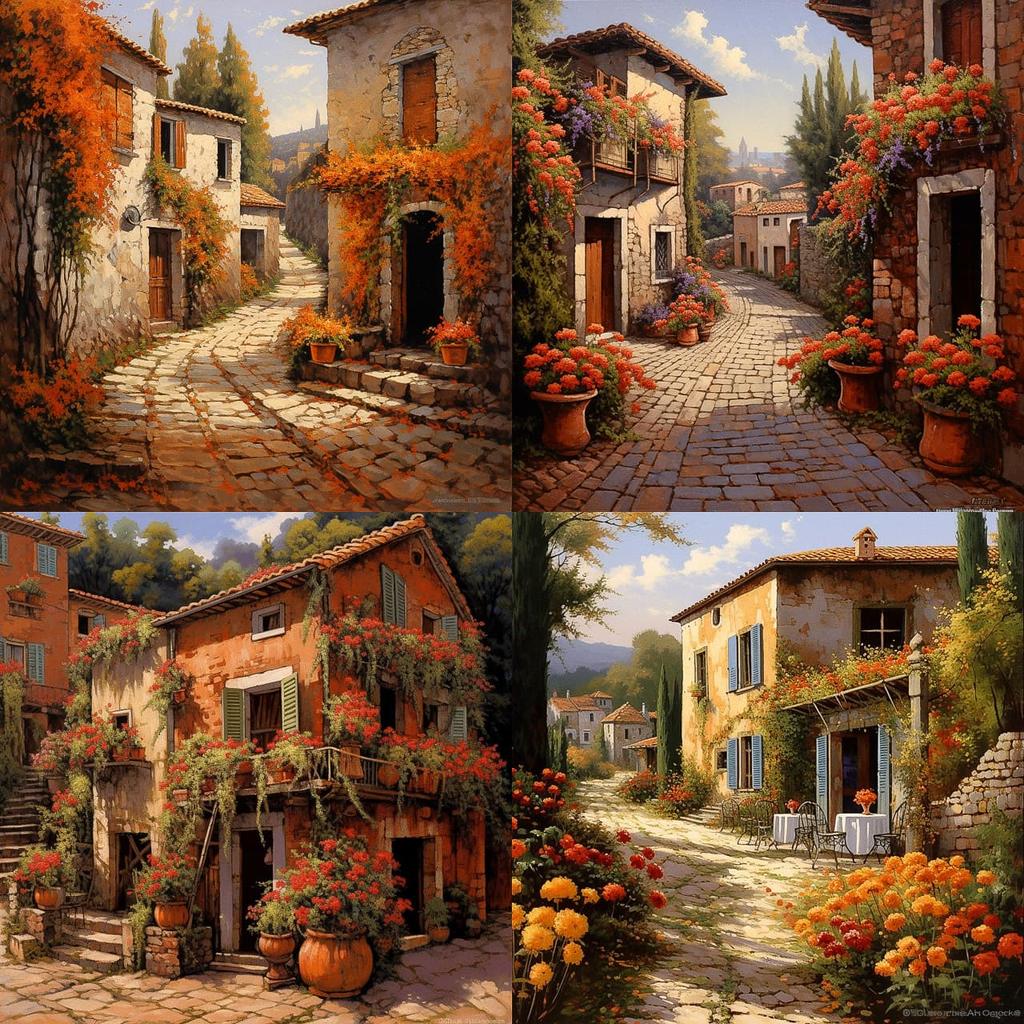 Guido Borelli da Caluso style, Midjourney V5.1, render 1 of 4
