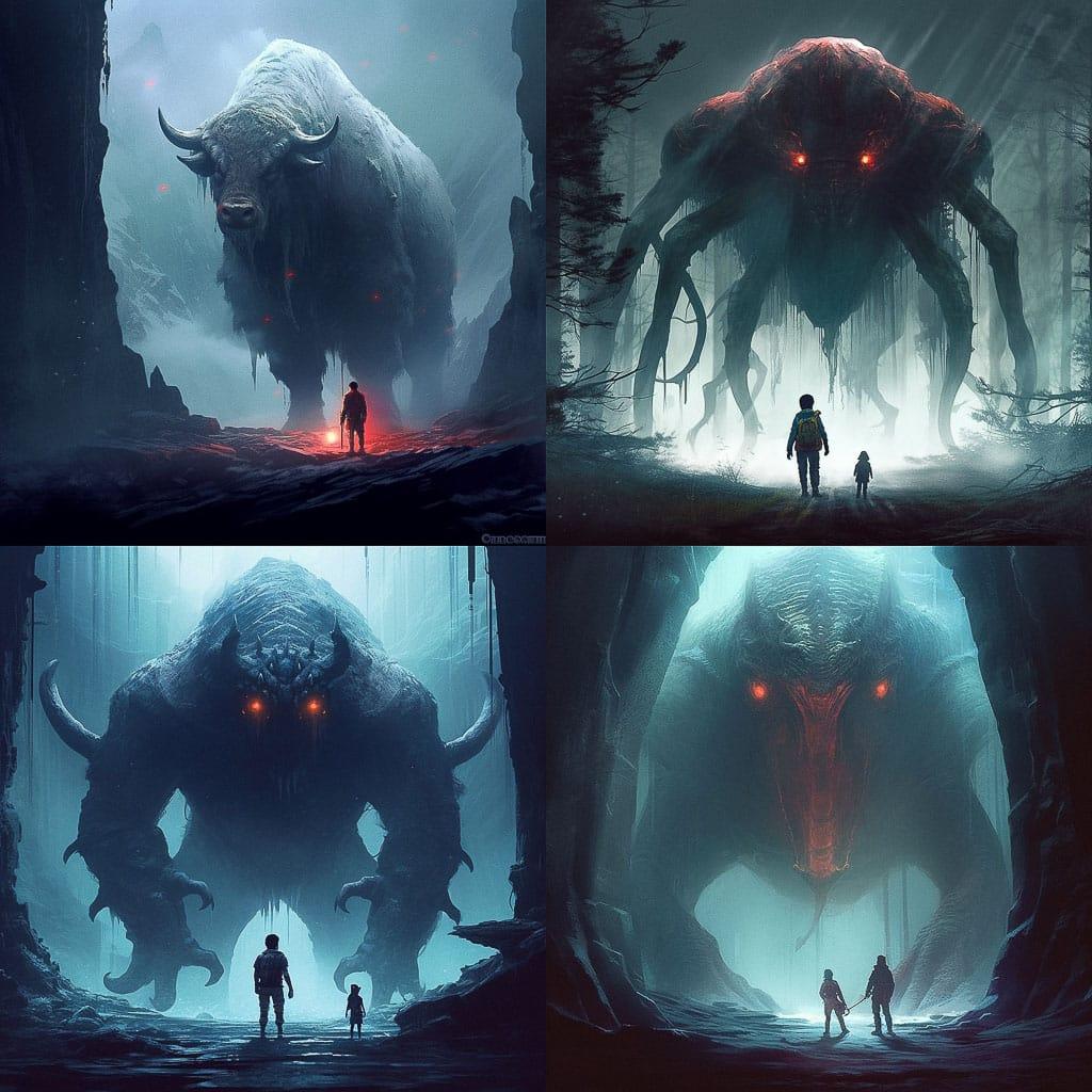 Guillem H. Pongiluppi style, Midjourney V5.1, render 1 of 4