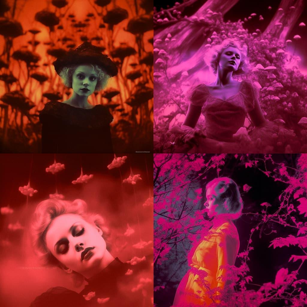 Guy Maddin style, Midjourney V5.1, render 1 of 4