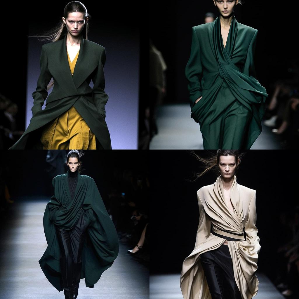 Haider Ackermann style, Midjourney V5.1, render 1 of 4