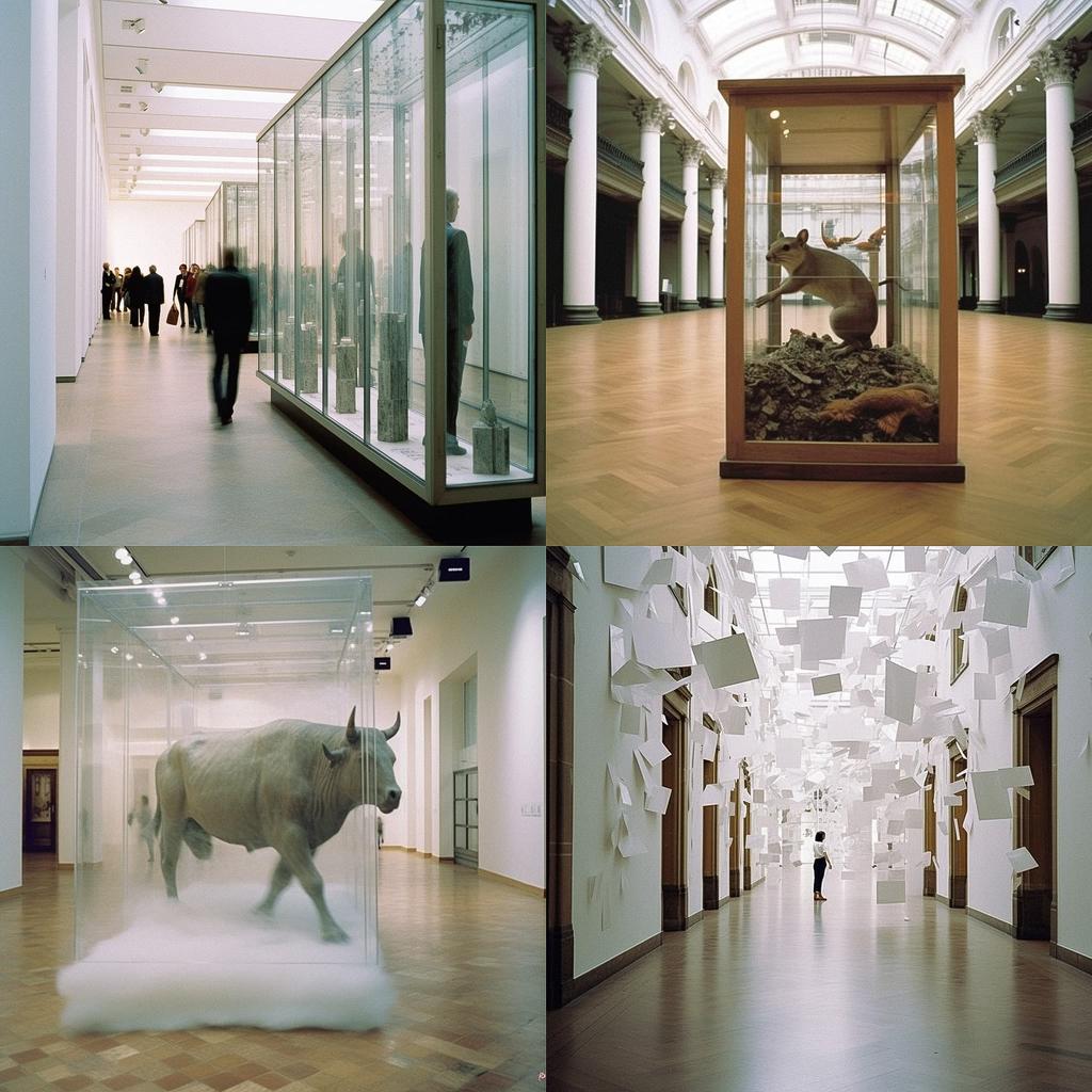 Hans Haacke style, Midjourney V5.1, render 1 of 4