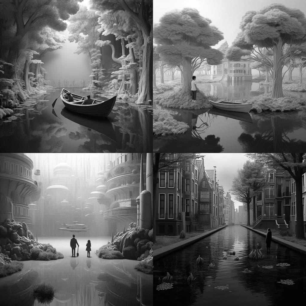 Hans Op de Beeck style, Midjourney V5.1, render 1 of 4