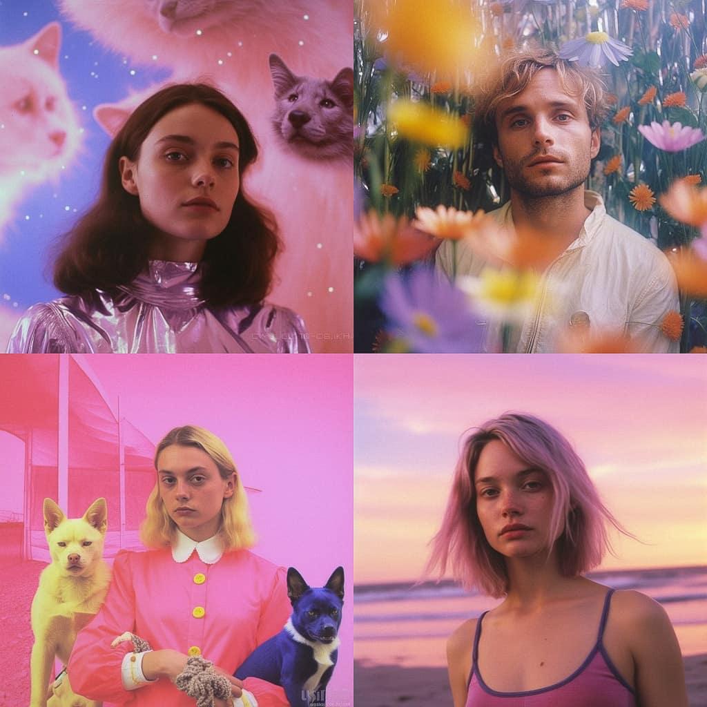 Harmony Korine style, Midjourney V5.1, render 1 of 4