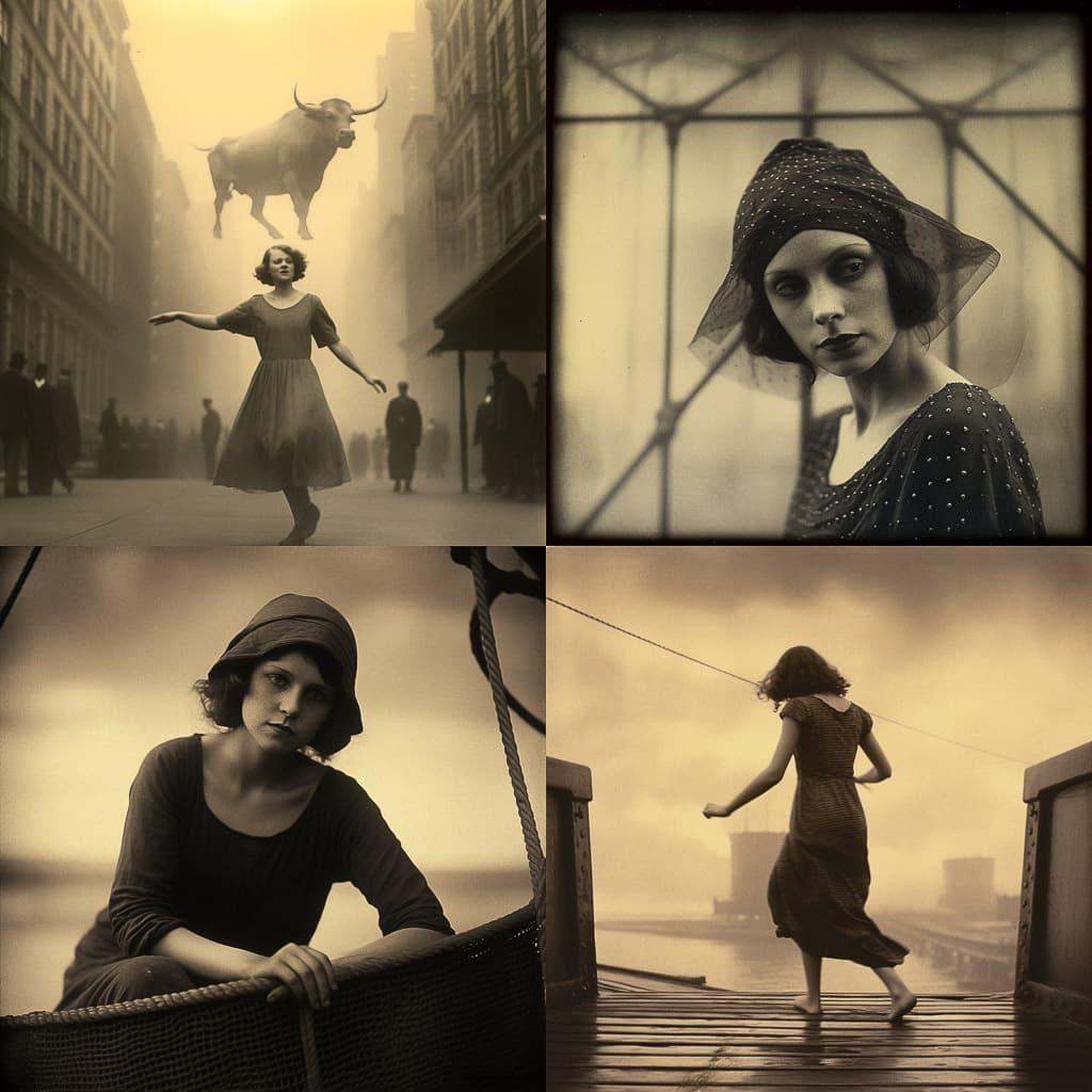Harold Cazneaux style, Midjourney V5.1, render 1 of 4