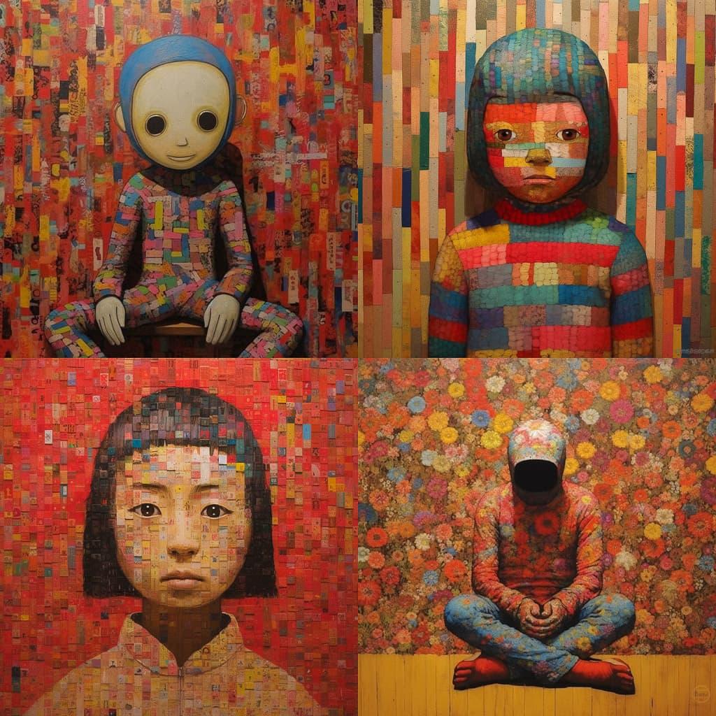 Haroshi style, Midjourney V5.1, render 1 of 4