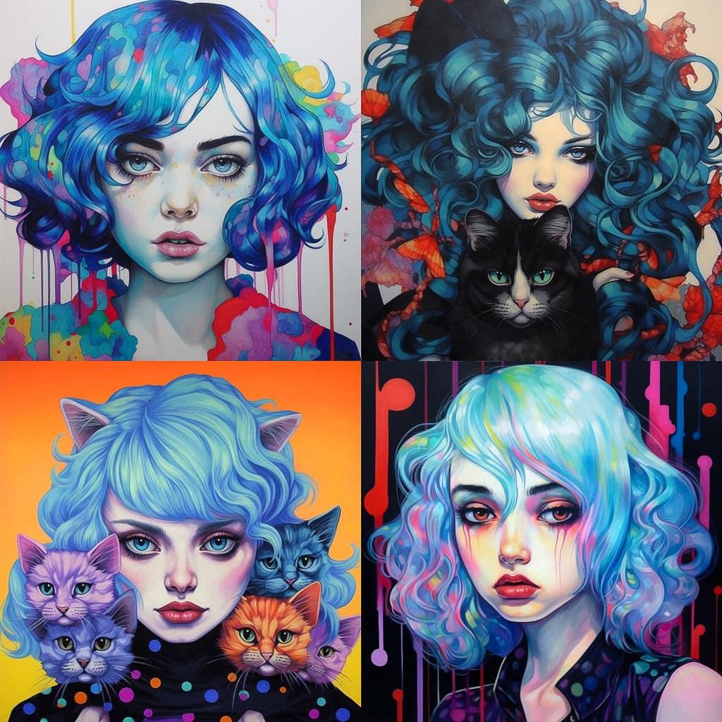Harumi Hironaka style, Midjourney V5.1, render 1 of 4