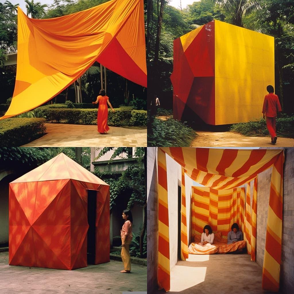 Helio Oiticica style, Midjourney V5.1, render 1 of 4