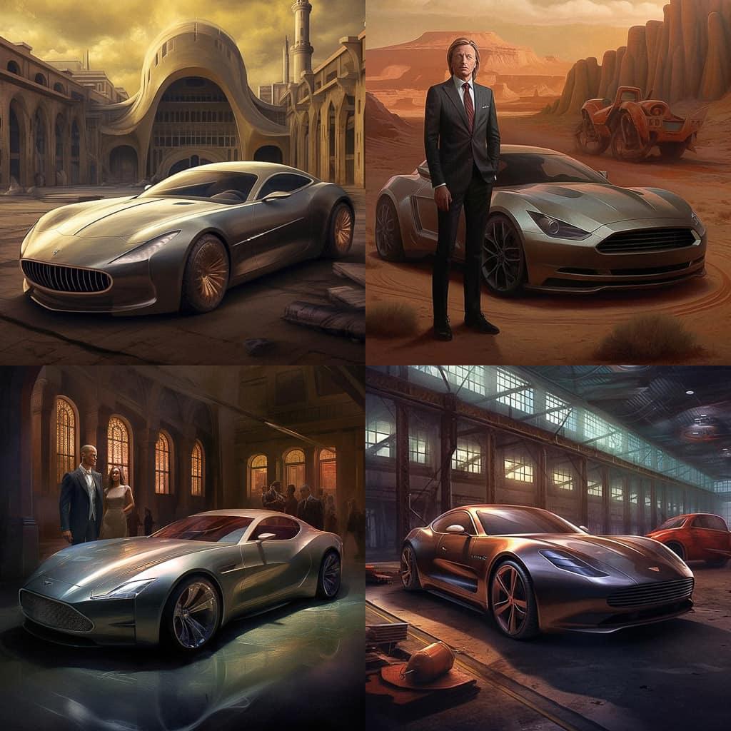 Henrik Fisker style, Midjourney V5.1, render 1 of 4