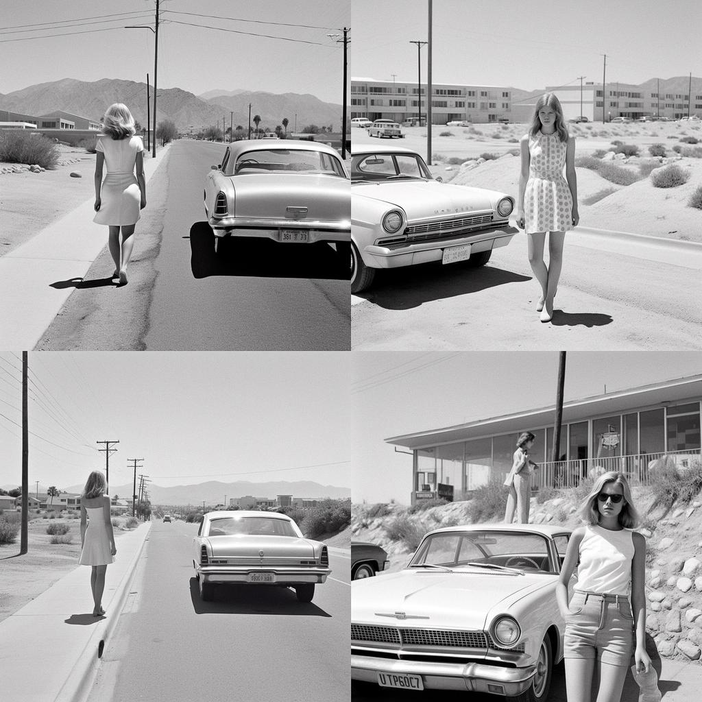 Henry Wessel style, Midjourney V5.1, render 1 of 4