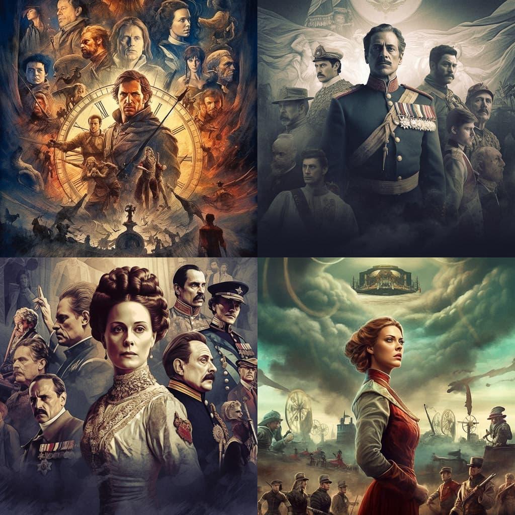 History movie style, Midjourney V5.1, render 1 of 4
