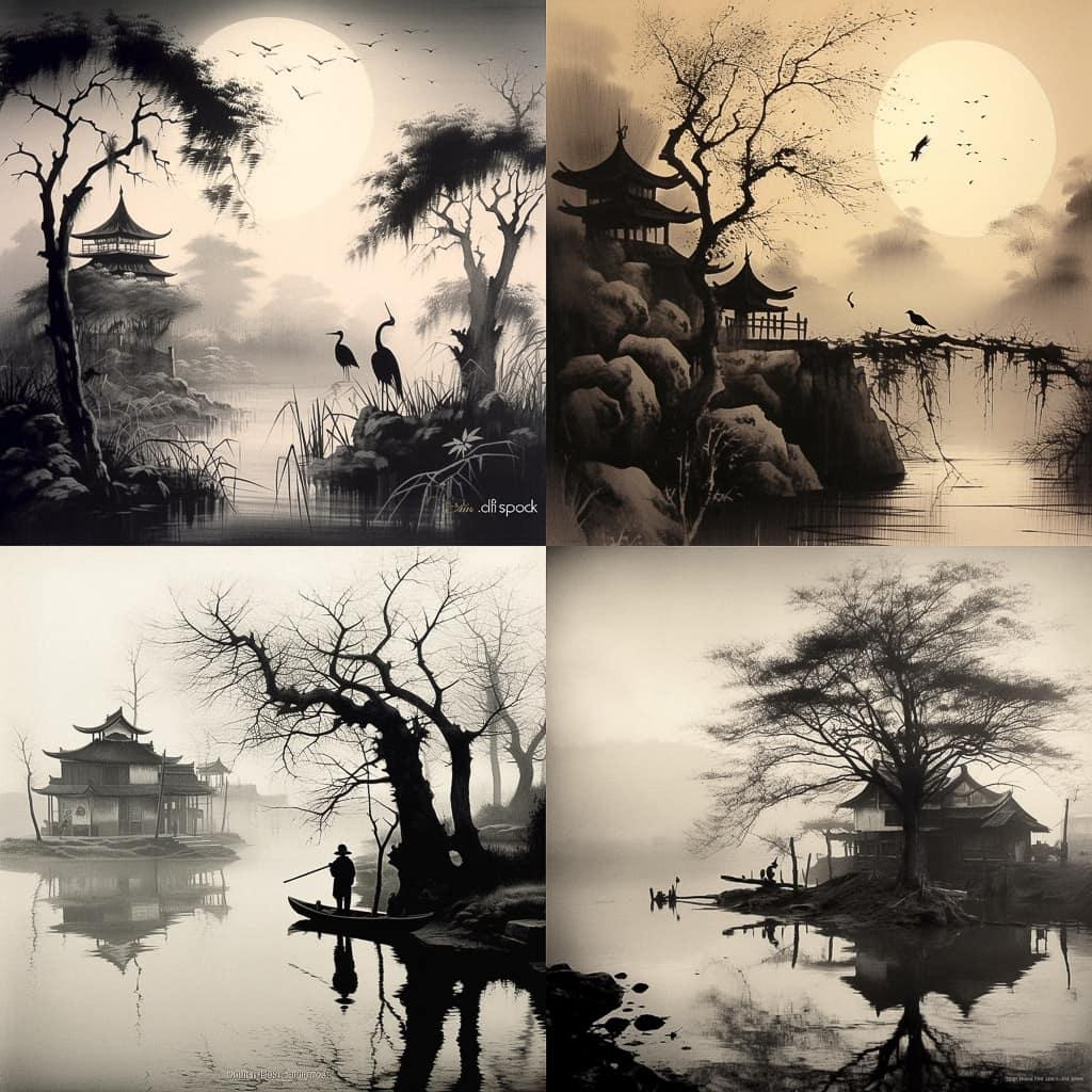 Hong-Oai Don style, Midjourney V5.1, render 1 of 4