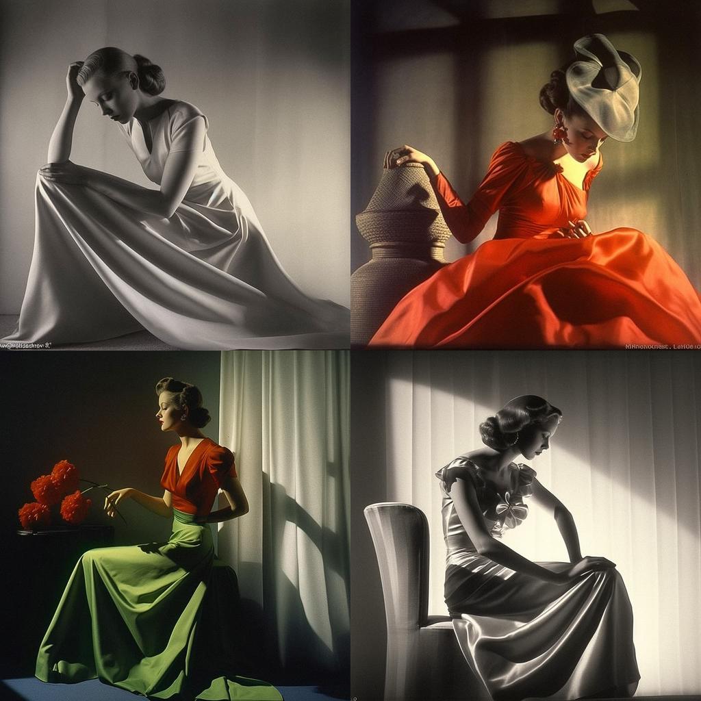 Horst P. Horst style, Midjourney V5.1, render 1 of 4
