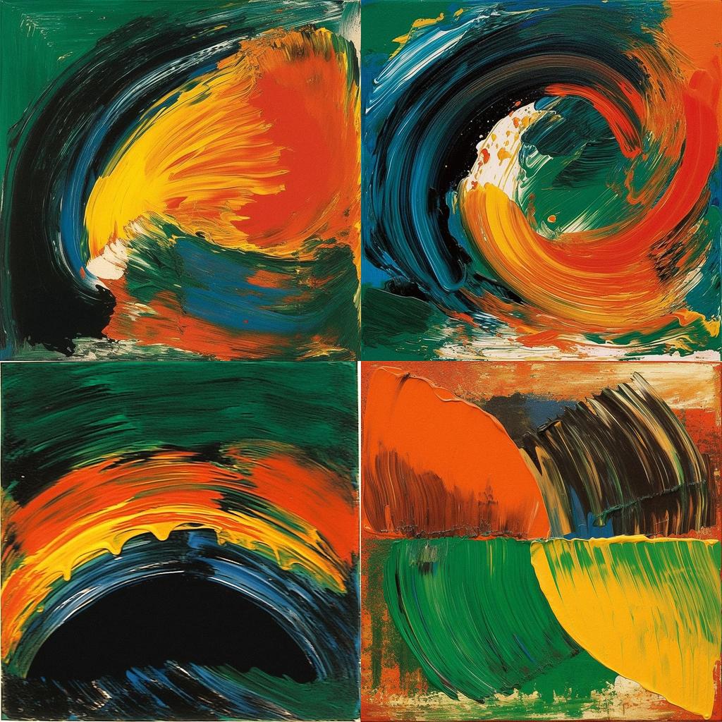 Howard Hodgkin style, Midjourney V5.1, render 1 of 4