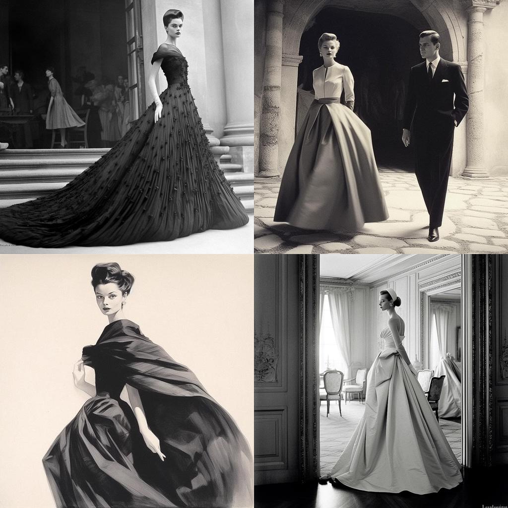 Hubert de Givenchy style, Midjourney V5.1, render 1 of 4