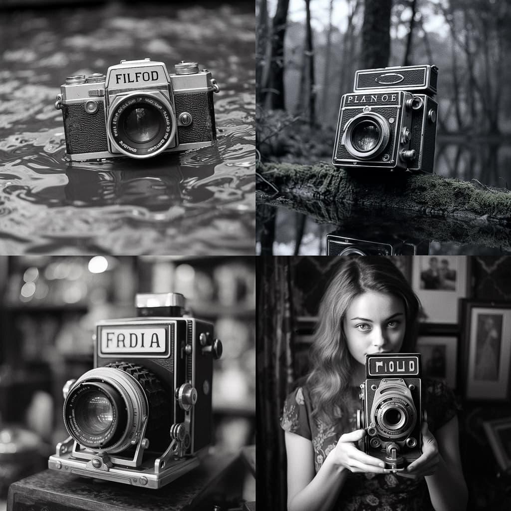 Ilford XP2 400 style, Midjourney V5.1, render 1 of 4